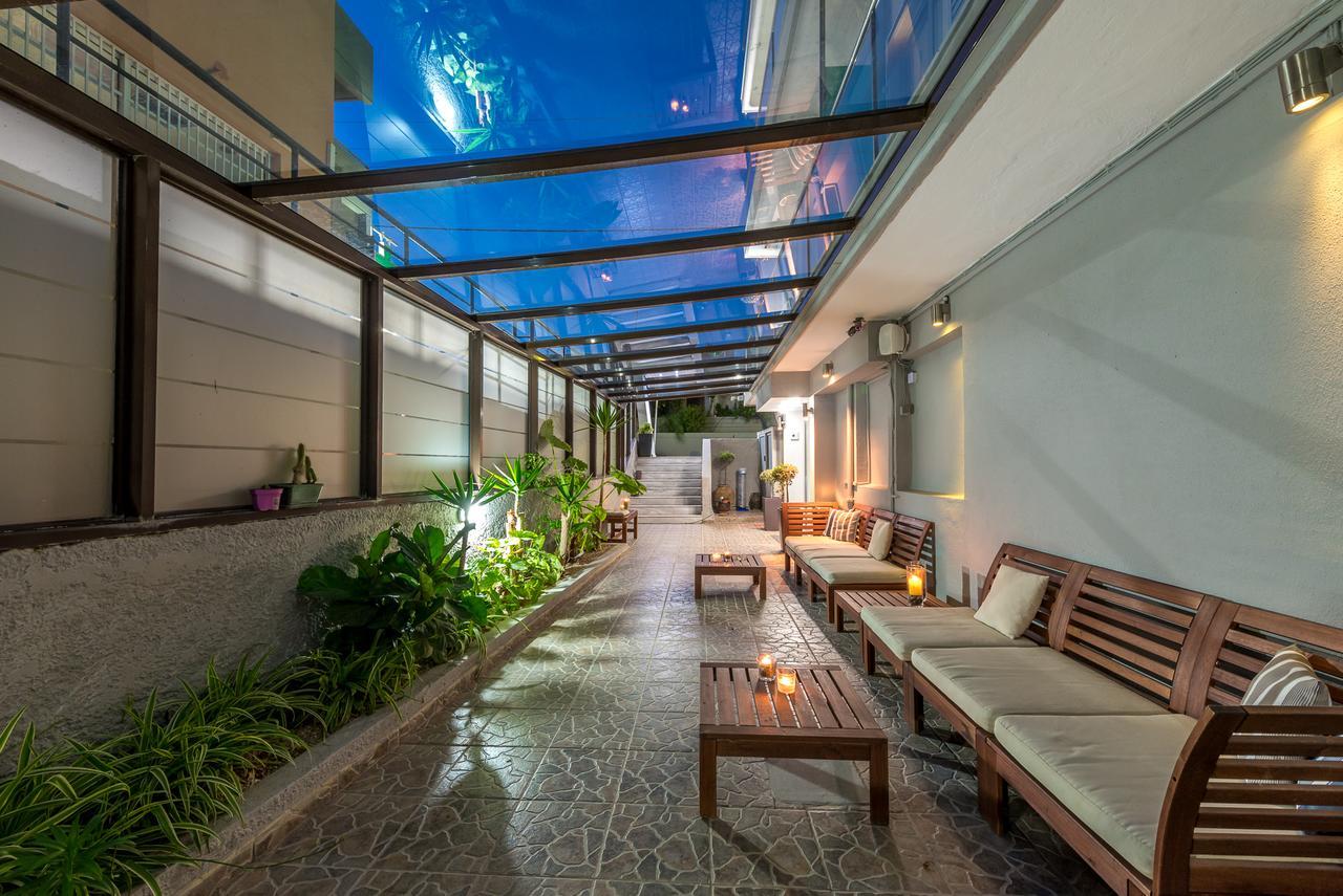Aparthotel 7Palms à Rhodes City Extérieur photo
